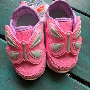 Carter's Pink and Purple Butterfly Sneakers